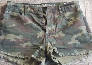 American Eagle Camo Vintage Hi Rise Festival